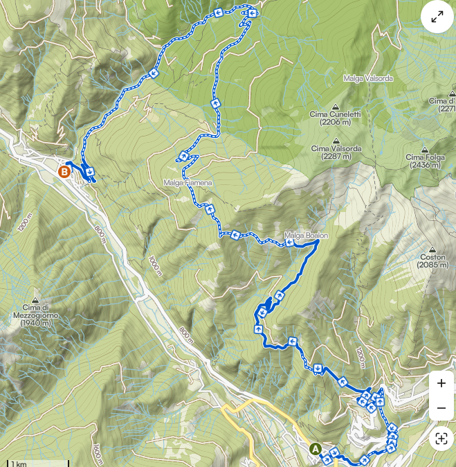giro verde VANOI E BIKE